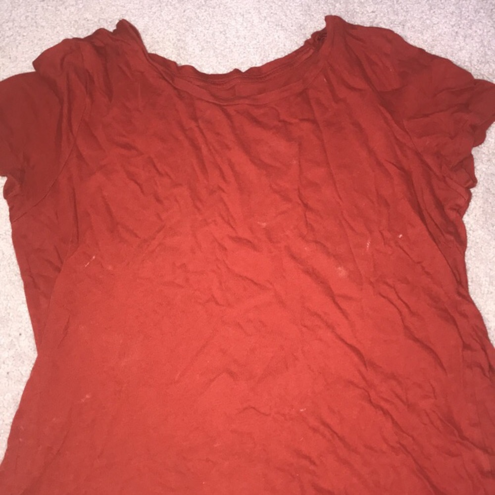 Burnt Orange Short Sleeve